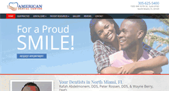 Desktop Screenshot of dentalcentermiami.com